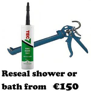 Reseal shower or bath from-1